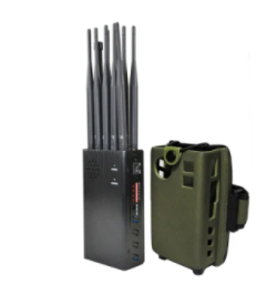 Portable 10 Antennas Plus Mobile Phone Signal Jammer RC WiFi Selectable Blocker with Carry Case 1