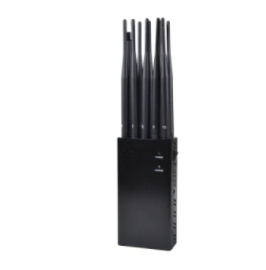 Portable 10 Antennas Plus Mobile Phone Signal Jammer RC WiFi Selectable Blocker with Carry Case 3