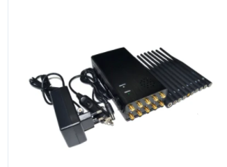 Portable 10 Antennas Plus Mobile Phone Signal Jammer RC WiFi Selectable Blocker with Carry Case 5