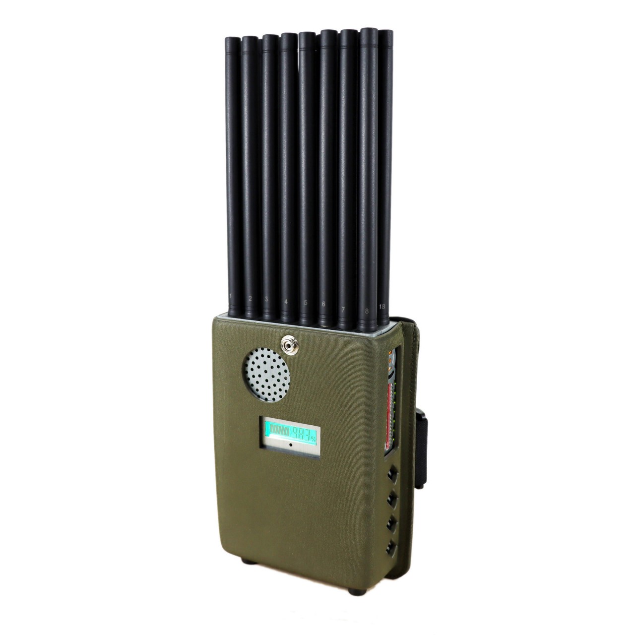 18W Portable 18 bands 5G mobile phone jammer 2G 3G 4G 5G Wi-Fi GPS UHF VHF Blocker 5