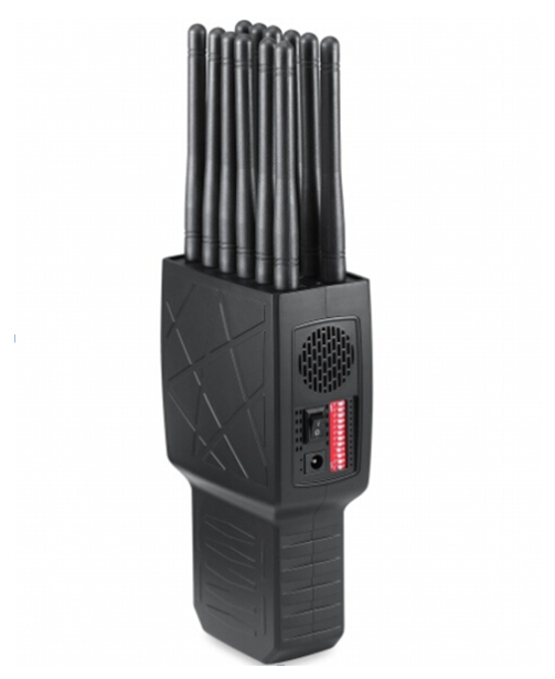 Portable 12 antennas 4G Cell Phone 5.8G WiFi GPS 315 433 868 RC All-in-one Jammer 3