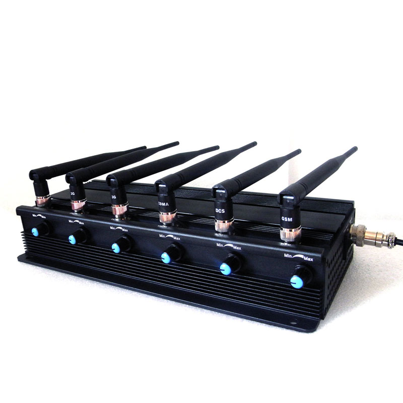 Adjustable 3G 4G All Cell phone Signal Jammer & GPS Jammer