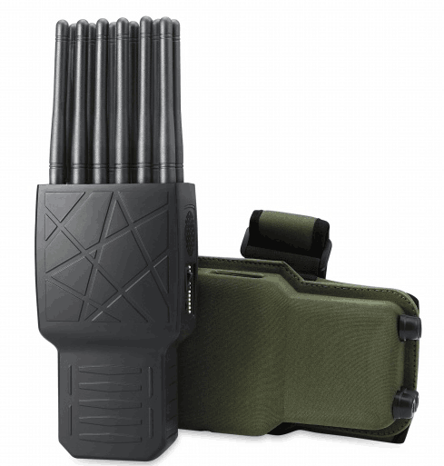 12 Antennas Handheld Mobile Phone Jammer 4G LOJACK GPS WIFI RC Jammer 2