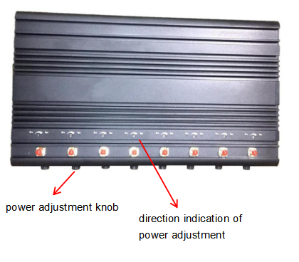 Adjustable Newly 8 bands indoor VHF signal jammer 2