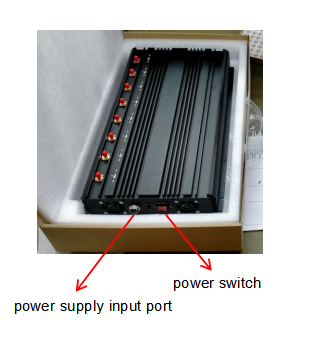 Adjustable Newly 8 bands indoor VHF signal jammer 3