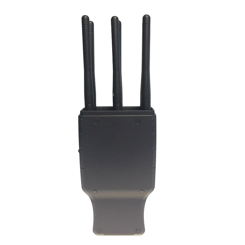 6 Antennas Handheld Selectable 5.5W Cell Phone 2G 3G 4G WiFi Jammer Blocker with Carry Case 3