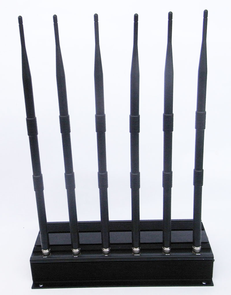 6 Antenna Cell Phone GPS WiFi Blocler VHF UHF Jammer 1