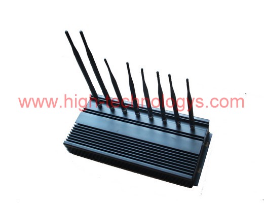 Powerful 16W WiFi Bluetooth 3G 4G GPS LoJack Signal Blocker 2
