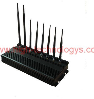 Powerful 16W WiFi Bluetooth 3G 4G GPS LoJack Signal Blocker 3