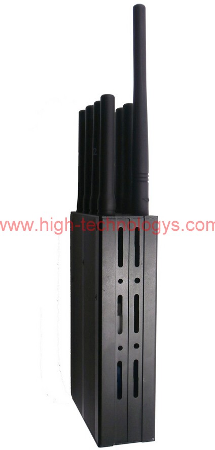 Portable Selectable High capacity 8 band 2G 3G 4G Phone Signal Jammer & WiFi GPS L1 Lojack All in one Jammer( European version) 3