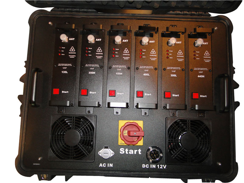 Multi Band Powerful VHF UHF Jammer for Military and VIP Vehicle Convoy Protection 2