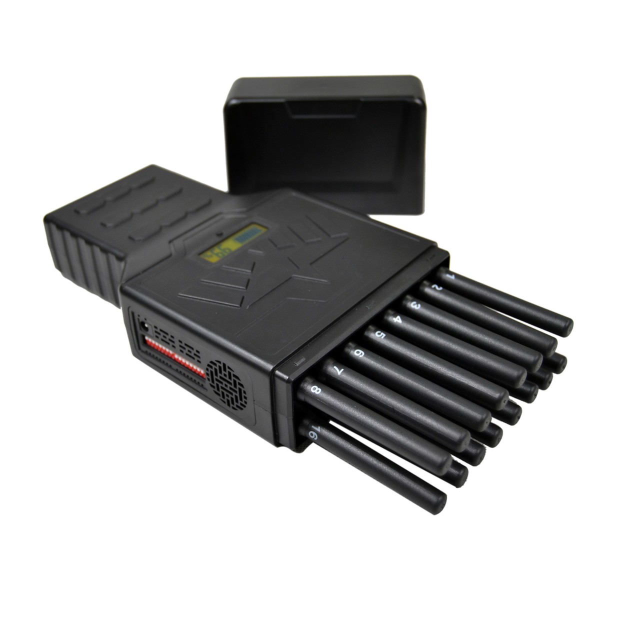 Portable Hidden 16 Antennas Muti-functional 5G Cell Phone Jammer WiFi GPS UHF VHF RC All In One Signal Blocker 3