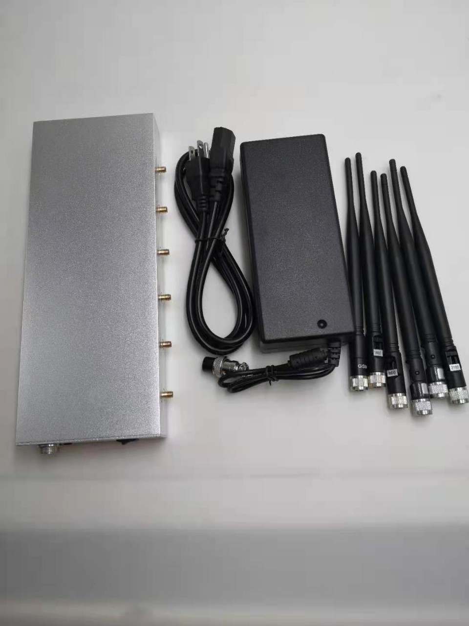 3G Mobile Phone Blocker UHF VHF signal jammer with 6 Antennas 4