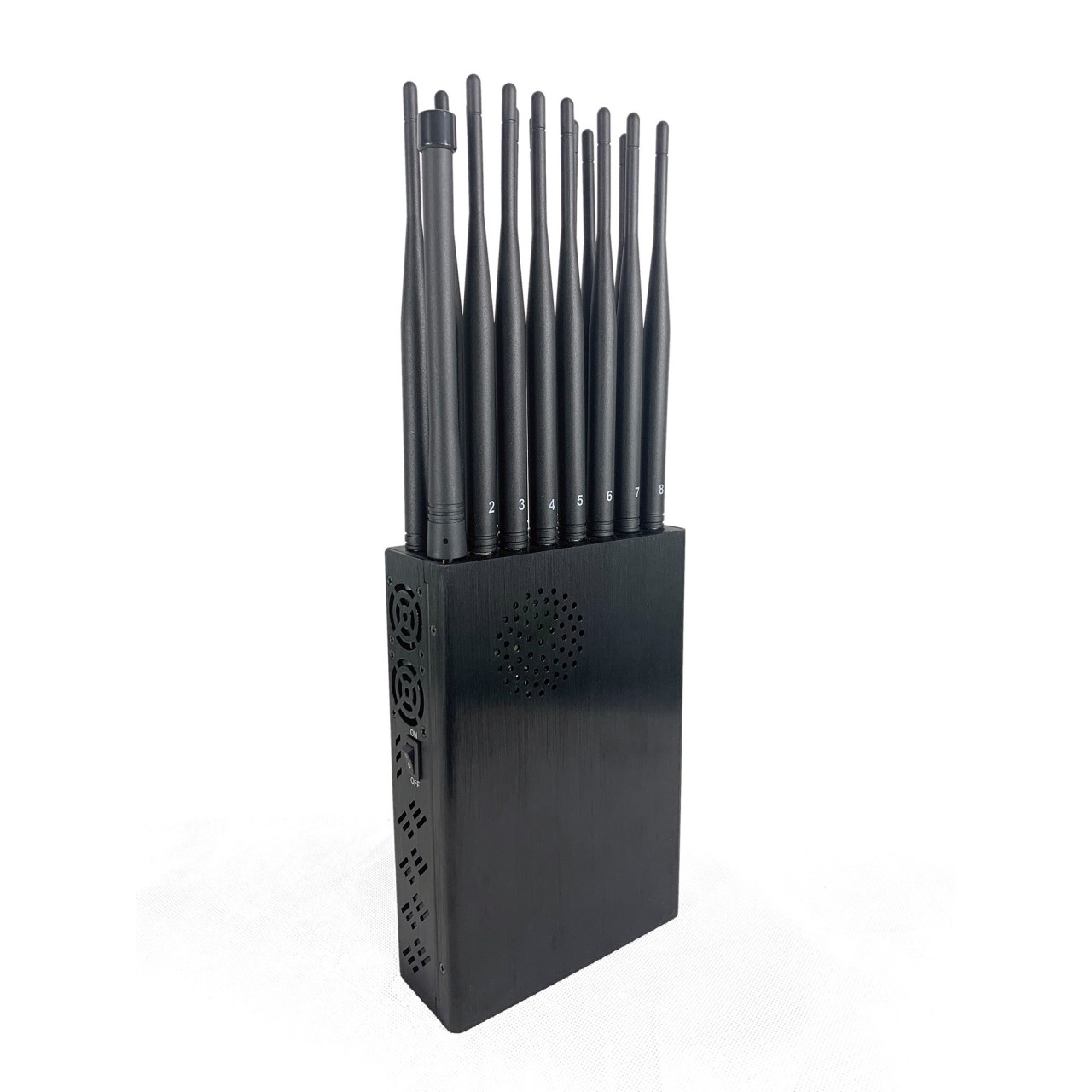 16 antenna full band 5G 4G 3G 2G WiFi2.4G 5G & GPSL1L2L5 VHF UHF Jammer LOJACK RC433 315 mobile phone signal Blocker 4