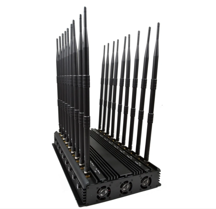 All-in-One Adjustable Desktop Cell Phone Signal 2G/3G/4G + All GPS + RC + UHF/VHF+ WiFi 2.4G 5.2g 5.8g Jammer with 18 Antennas 4