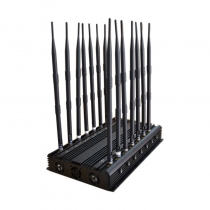 Adjustable Powerful 14 Antennas 3G 4G Phone Blocker& WiFi UHF VHF Jammer GPS Lojack Blocker