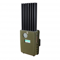 18W Handheld 18 Bands 5G Cellphone Signal Jammer The Latest 2G 3G 4G 5G Wi-Fi5G RF GPS UHF VHF Blocker With Nylon Cover 