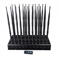 Desktop 22 Antenna Cellphone 5G Jammer Wi-Fi GPS LOJACK Full Band Blocker