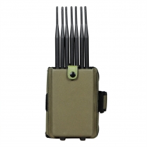 Portable 14 Antenna Integrated Full-band Mobile Phone Signal Jammer Shield 315/433/868 GPS WIFI/5GWIFI LoJack Blocker