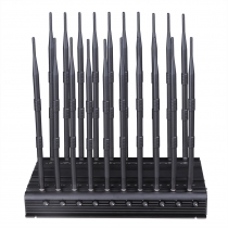 20 Antennas All-in-one Cell Phone 5G Jammer WiFi GPS UHF VHF RF Remote Control Signal Blocker