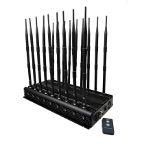 18 Antennas Newest High Power Cell phone Remote Control Signal Jammer WiFi Lojack VHF UHF All GPS Bands Blocker