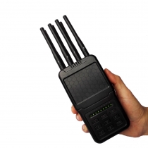 Selectable 4W Portable 2G 3G 4G Cellphone Phone Jammer and All WiFI Signals Blocker (2.4G,5.8G)