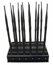 Adjustable 12 Antennas GPS VHF UHF LoJack 3G 4G WiFi All Bands Signal Blocker