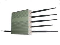 15W Mobile Phone GPS WiFi Jammer with 6 Antennas