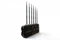 Adjustable 80W High Power Cellphone Jammer & WiFi Jammer Up to 150 Meters Range 