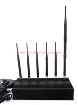 15W Powerful 6 Antenna 3G 4G Mobile Phone LoJack Jammer