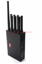 Portable Selectable High capacity 8 band 2G 3G 4G Phone Signal Jammer & WiFi GPS L1 Lojack All in one Jammer( European version)