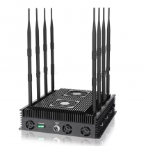 Adjustable 8 Antennas Block 2g, 3G, 4G, WiFi, GPSL1, Lojack Signal Jammer 