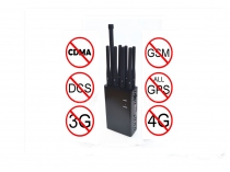 Selectable 8 Bands Portable All GPS Signal Jammer & All 3G 4G Mobile Phone Blocker