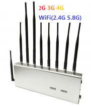 Desktop 2G 3G 4G WIFI(2.4G, 5.8G) Mobile Phone Jammer 