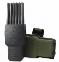 All-in-One Handheld 12 Antennas Mobile Phone Jammer 2G/3G/4G GPSL1L2L5 WIFI RC LOJACK Blocker