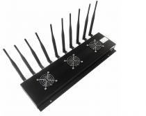 10 Antennas Desktop Wireless GSM WiFi GPS Signal Jammer GSM CDMA LTE GPS WiFi Blocker