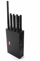 High-capacity Portable Selectable 8 band All 2G 3G 4G Phone WiFi Signal Jammer & GPS L1 Lojack All in one Jammer( European version)