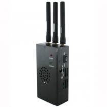 Handheld 3 Antenna 4G and XM Radio LoJack Signal Jammer